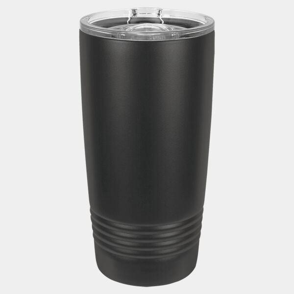 20 oz. Black Insulated Ringneck Tumbler with Slider Lid Thumbnail