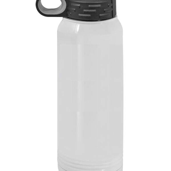 30oz White Water Bottle Thumbnail