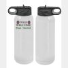30oz White Water Bottle Thumbnail