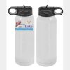 30oz White Water Bottle Thumbnail