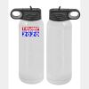 30oz White Water Bottle Thumbnail