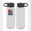 30oz White Water Bottle Thumbnail