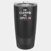 20 oz. Black Insulated Ringneck Tumbler with Slider Lid Thumbnail