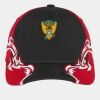 Port Authority® Colorblock Racing Cap with Flames Thumbnail