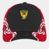 Port Authority® Colorblock Racing Cap with Flames Thumbnail