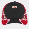 Port Authority® Colorblock Racing Cap with Flames Thumbnail