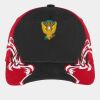 Port Authority® Colorblock Racing Cap with Flames Thumbnail